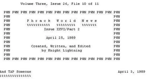 “Phrack” magazine about social engineering